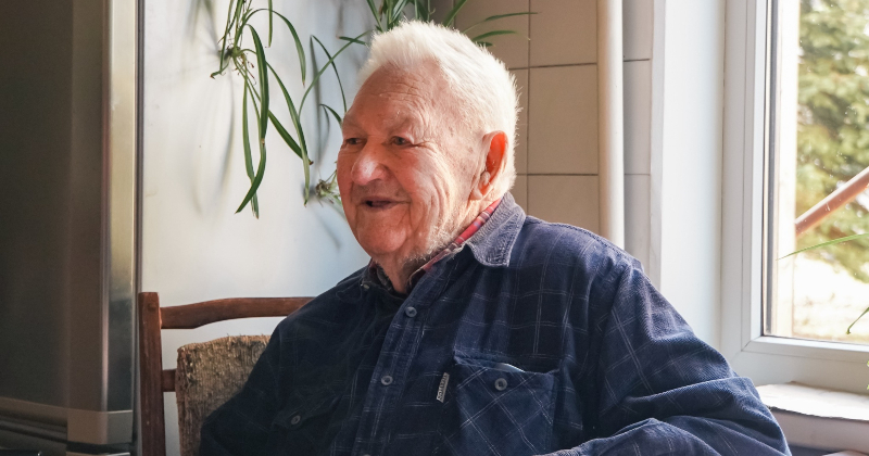  Vīpes pagasta iedzīvotājs Arvīds Gedu&scaron;s svin 100 gadu jubileju