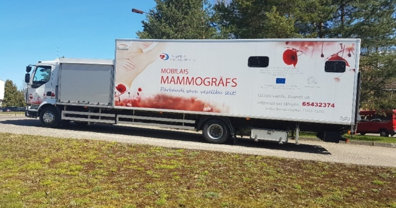 Aknīstē sievietes tiek aicinātas uz mobilo mamogrāfu