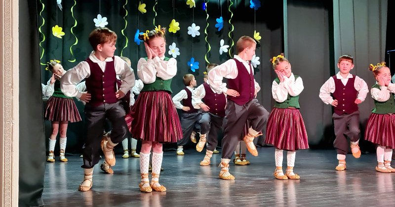 Jēkabpils novada bērnu deju kolektīvi sadancojas Biržos
