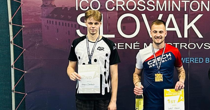 Jēkabpils krosmintonisti pārved mājās medaļas no Slovākijas