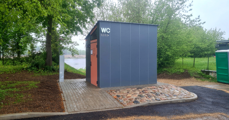 Jēkabpilī durvis ver jauna tualete, kura izmaksājusi 70 tūksto&scaron;us eiro