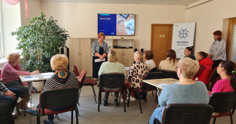 Līvānie&scaron;i nodarbībās apgūst finan&scaron;u plāno&scaron;anu