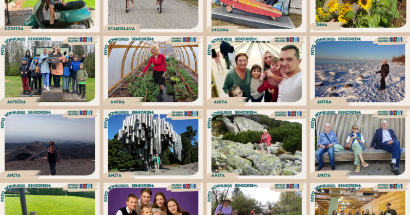 Sākusies balso&scaron;ana senioru fotokonkursā