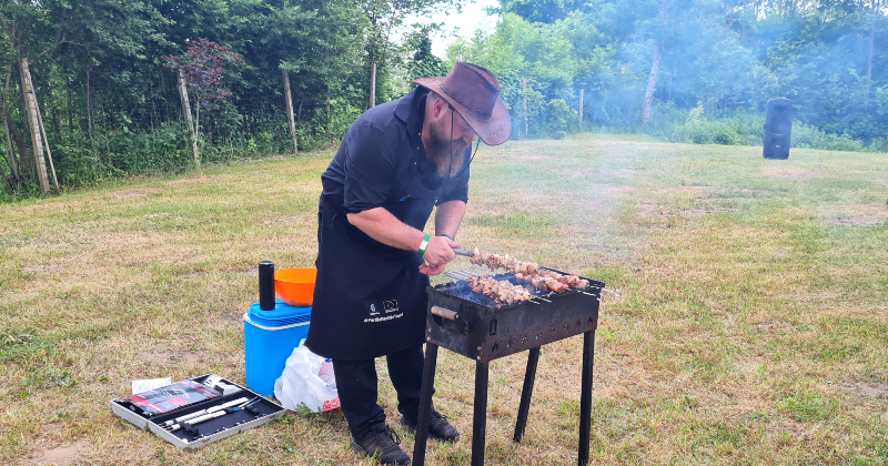 Rožupē kantrī stilā aizvadīts grilē&scaron;anas festivāls