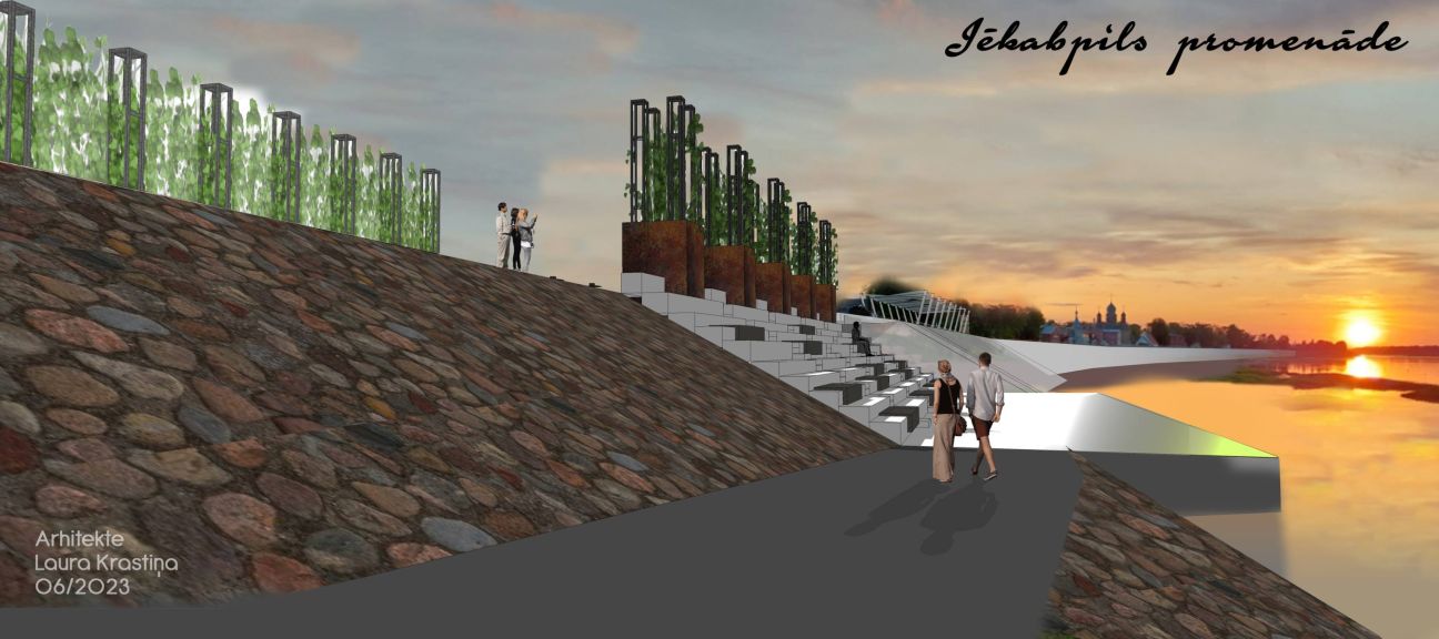 Daugavas aizsargdambis tiks veidots kā mūsdienu pilsētvides objekts