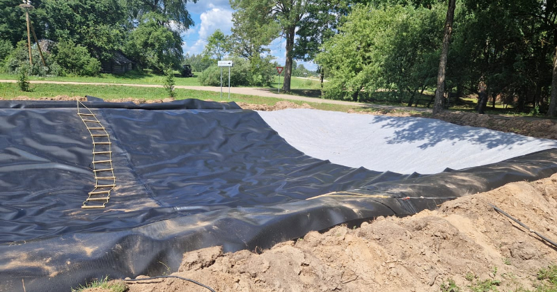 Turkos atjaunota ūdens ņem&scaron;anas tilpe ugunsdzēsības vajadzībām