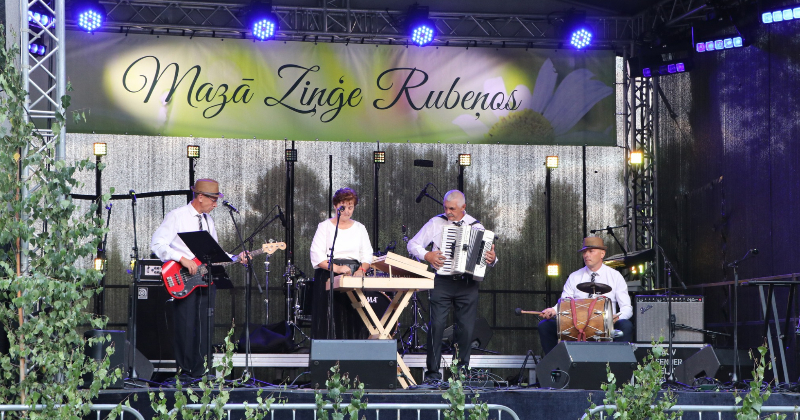 Kapela no Kokneses iegūst pirmo vietu Rubeņu Mazajā ziņģē