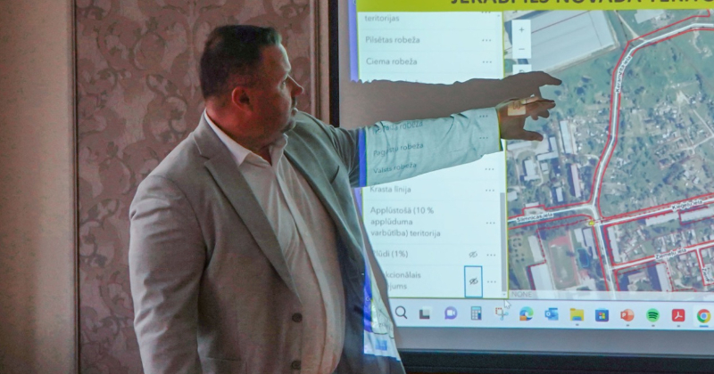 Aizvadīta pirmā publiskās apsprie&scaron;anas sanāksme par jauno Jēkabpils novada teritorijas plānojumu