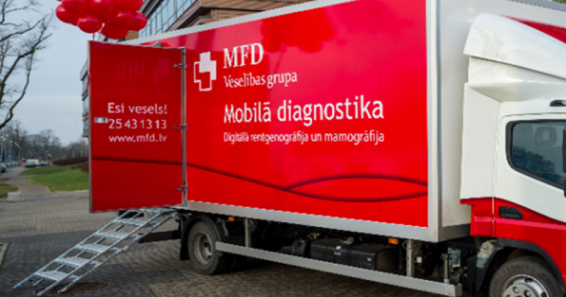 Jēkabpilī ieradīsies mobilais mamogrāfs un rentgens