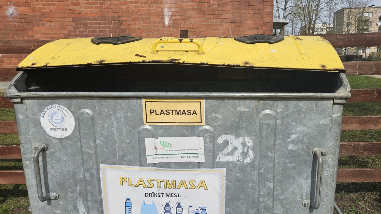  Līvānos dažviet tiks noņemti plastmasas šķirošanas konteineri