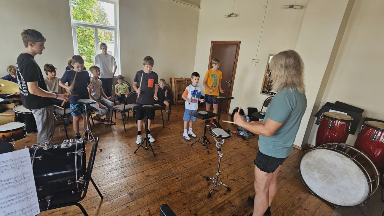 Jēkabpils jaunie mūziķi gatavojas jaunajam mācību gadam