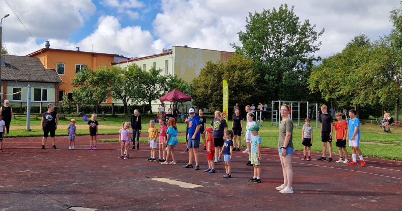 Zasā un Mežārē aizvadīta sporta diena