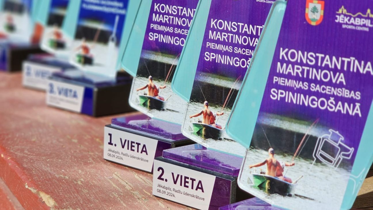 Jēkabpilī aizvadītas ikgadējās sacensības makšķerēšanā