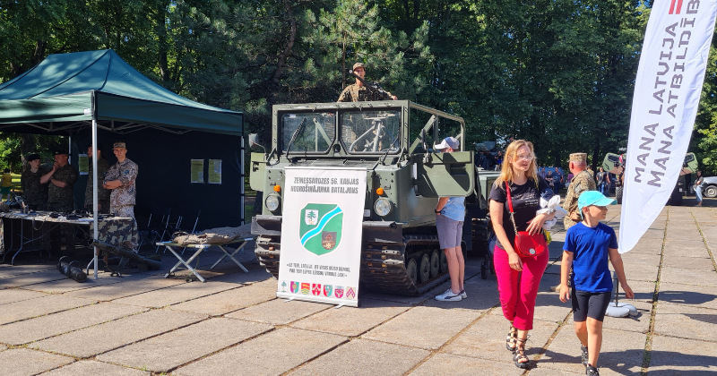 Zemessardzes 56. kaujas nodro&scaron;inājuma bataljons svin 33. gadadienu