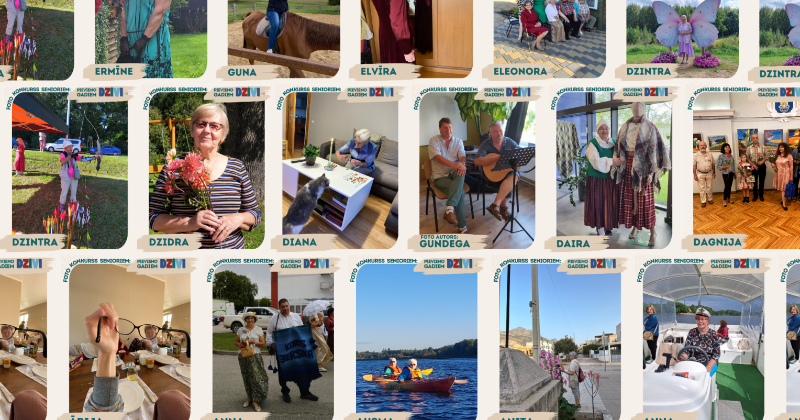 Sākusies balso&scaron;ana senioru fotokonkursā &ldquo;Pievieno gadiem dzīvi&rdquo;