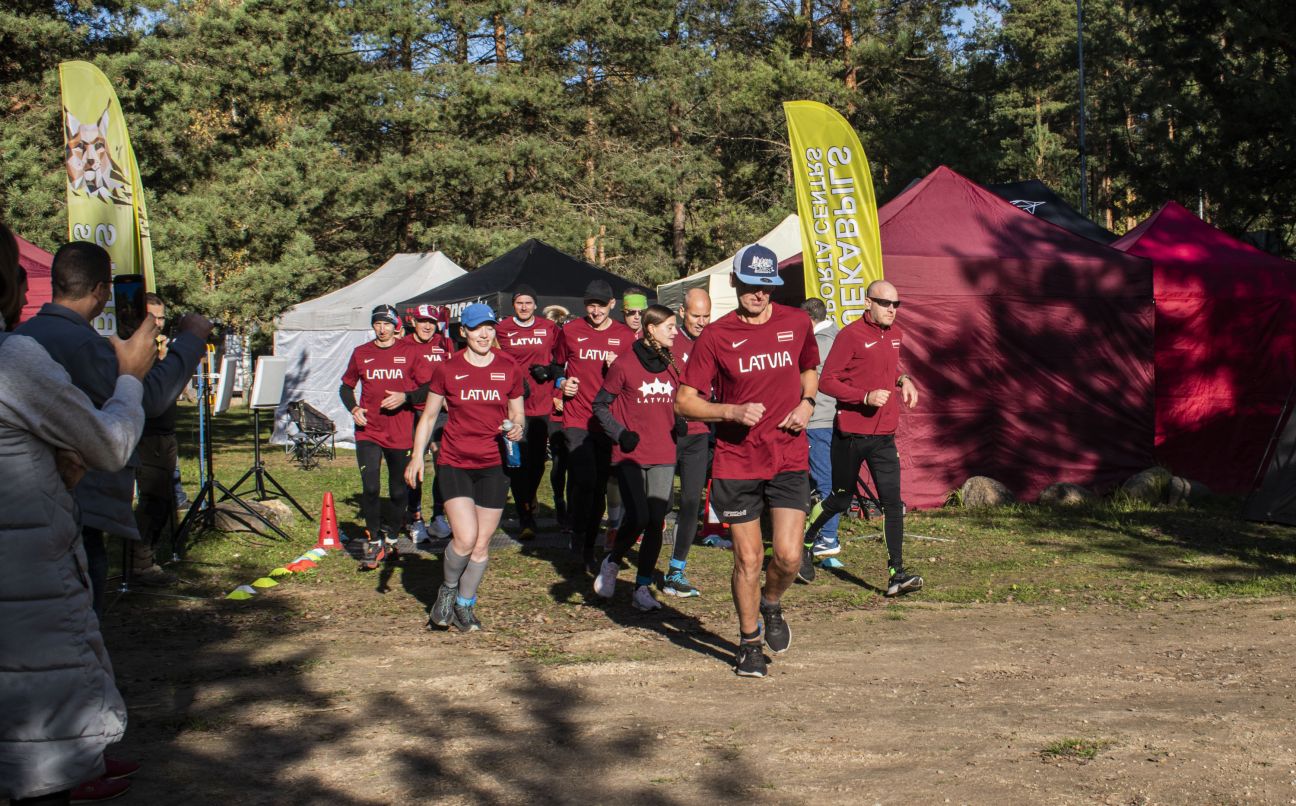 Jēkabpilī pulcējās 15 Latvijas labākie ultramaratonu skrējēji 