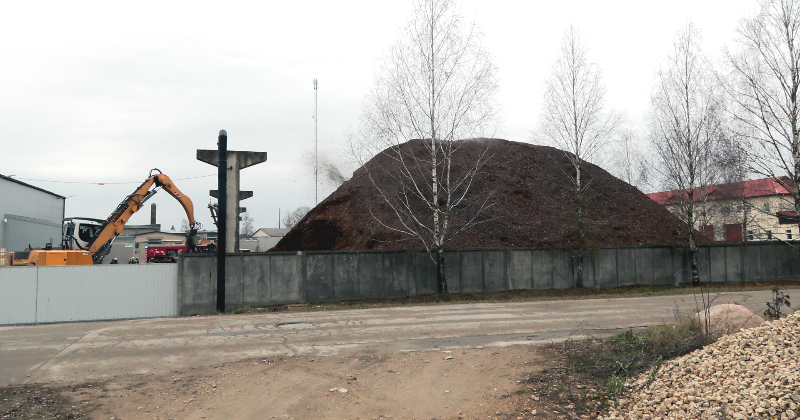 SIA &ldquo;O&scaron;ukalns&rdquo; teritorijā izceļas ugunsgrēks