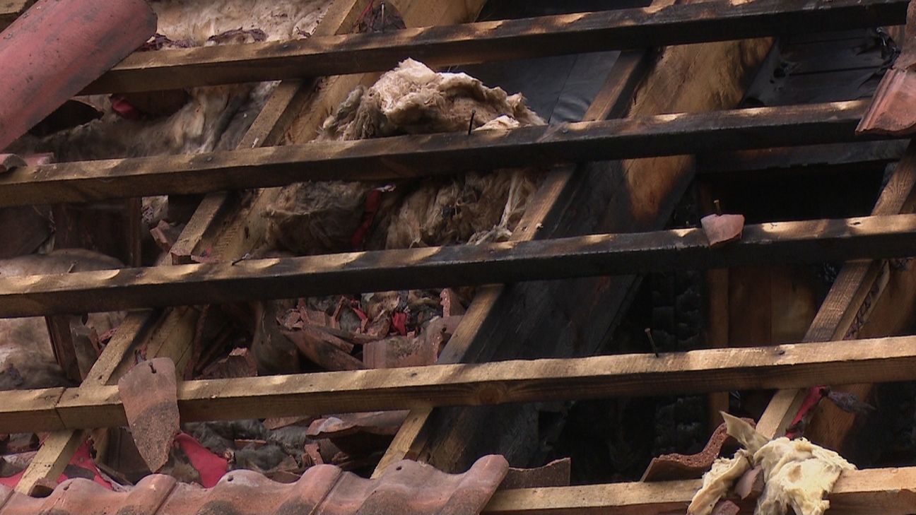 Kūku pagastā deg dārza māja