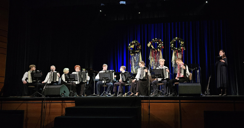 Līvānos ieskandina Ziemassvētku gaidī&scaron;anas laiku