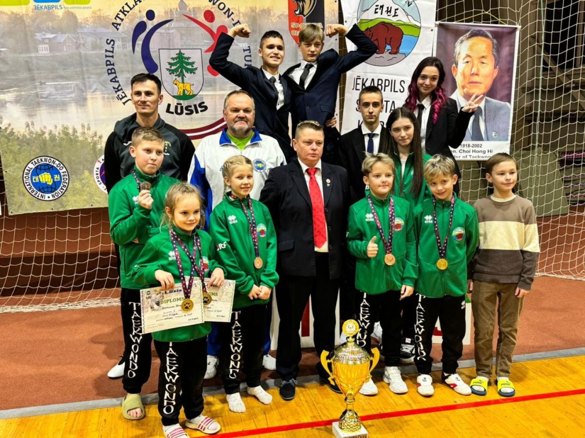 Jēkabpilī aizvadīts tradicionālais atklātais taekwon-do turnīrs