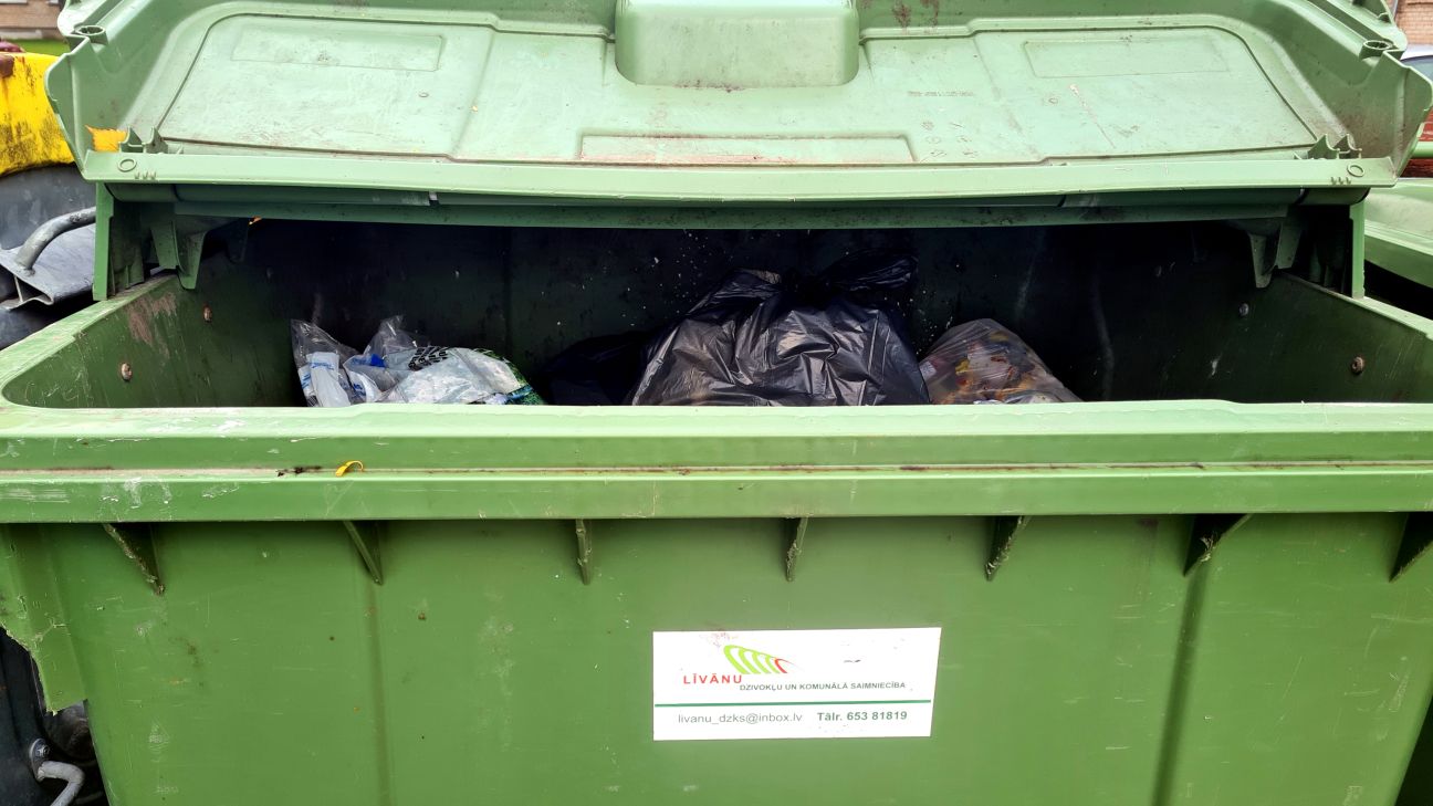 Līvānos svētku laikā būs izmaiņas atkritumu savākšanā