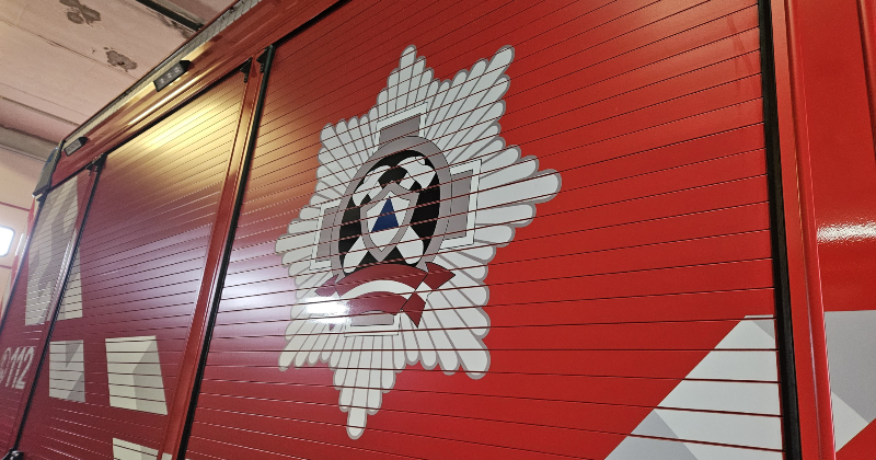 Dunavas pagastā deg pirts