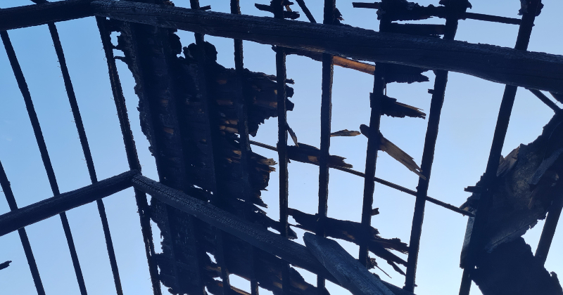 Asares pagastā deg &scaron;ķūnis un tehnika