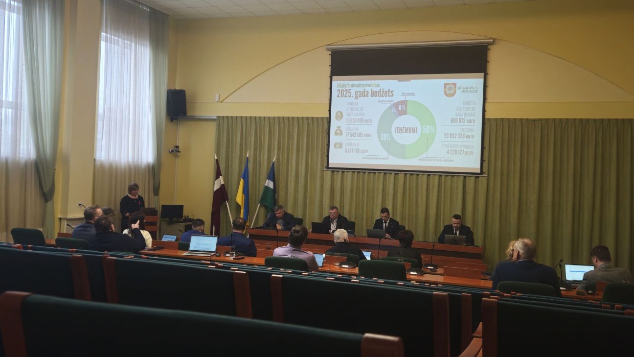 Ieskats, kā noritēja Jēkabpils novada pašvaldības budžeta apstiprināšana