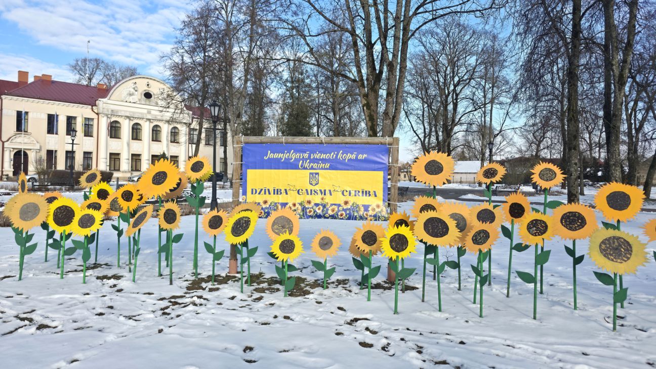 Jaunjelgavā saziedo vairāk nekā 2300 eiro Ukrainas atbalstam