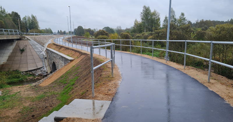 Būvniecības gada balvai pieteikts veloceliņ&scaron; Salas ciems &ndash; Jēkabpils