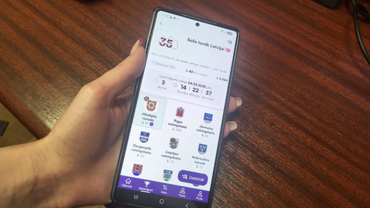 Pārstāvi Jēkabpils novadu soļošanas izaicinājumā!