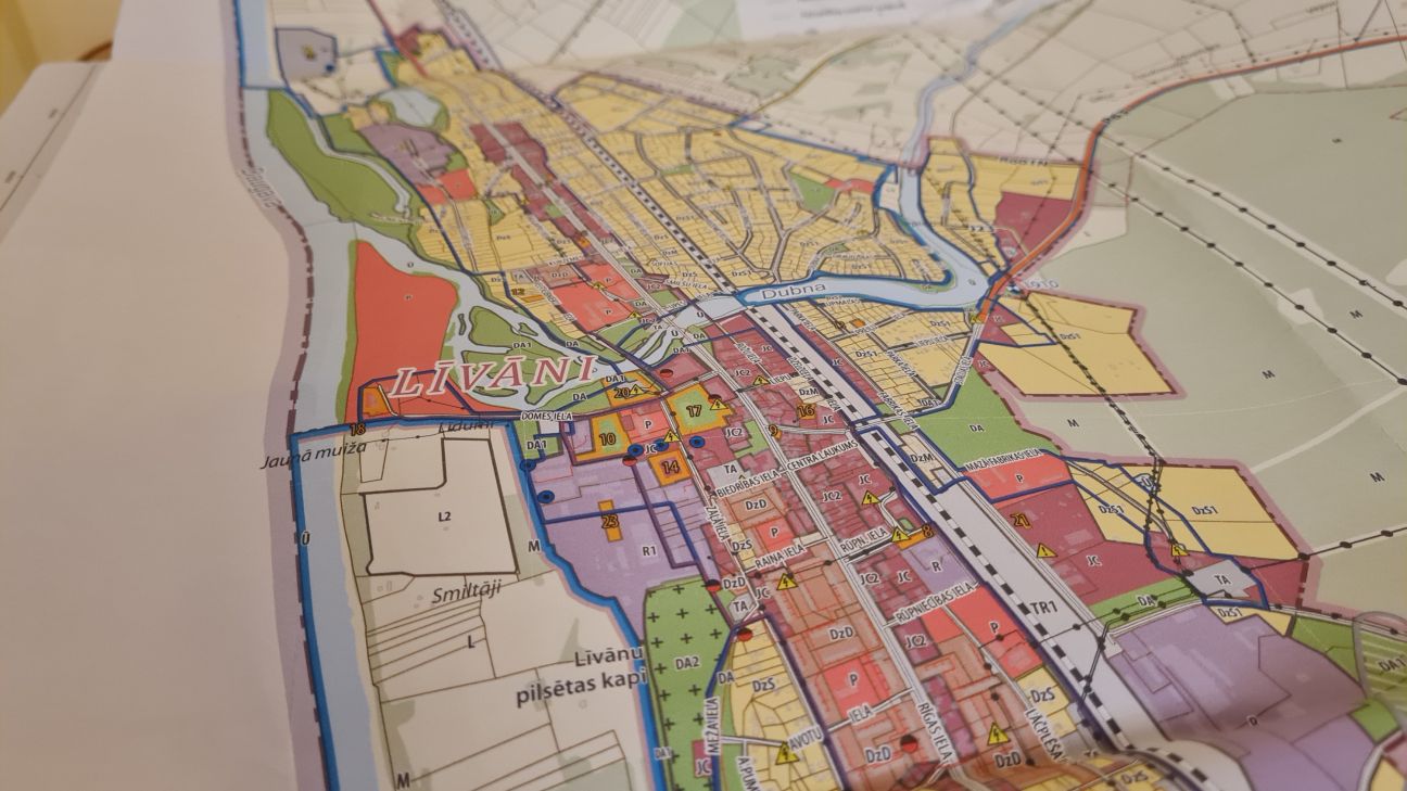 Plānošanas dokumentos iekļauj Līvānu pilsētas paplašināšanu un tiltu pār Daugavu