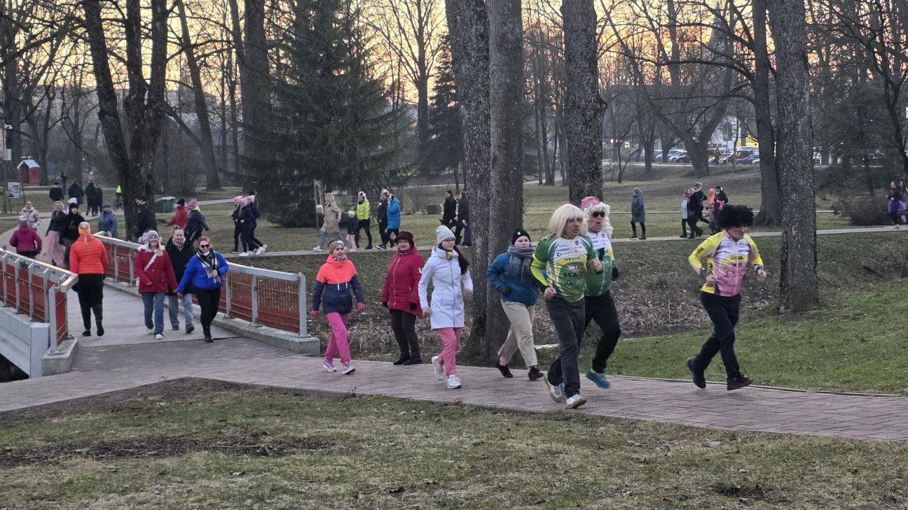 Jēkabpilī Sieviešu dienu atzīmē skrienot