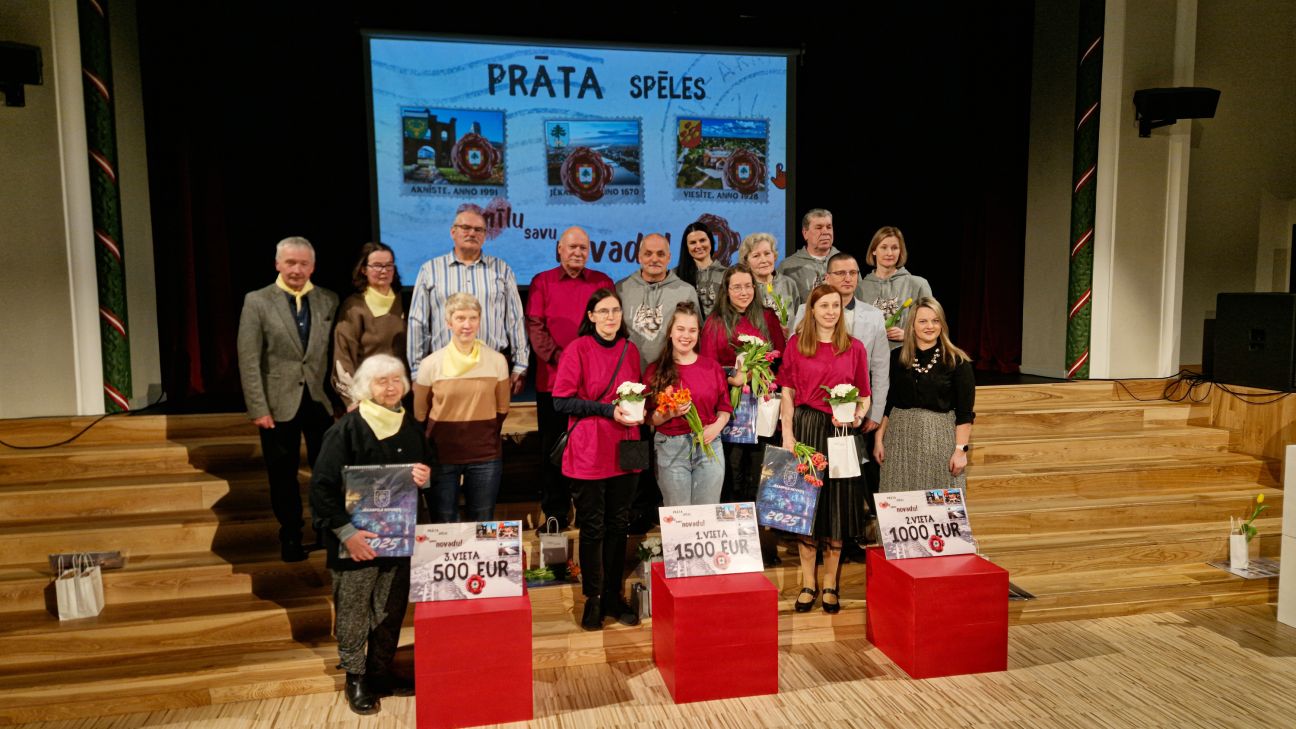 Pirmajās prāta spēlēs “Mīlu savu novadu!” uzvaru izcīna Viesīte