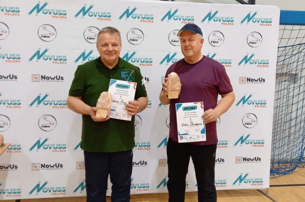 Jēkabpilietis no FINSO kausa posma novusā atved zeltu dubultspēlēs