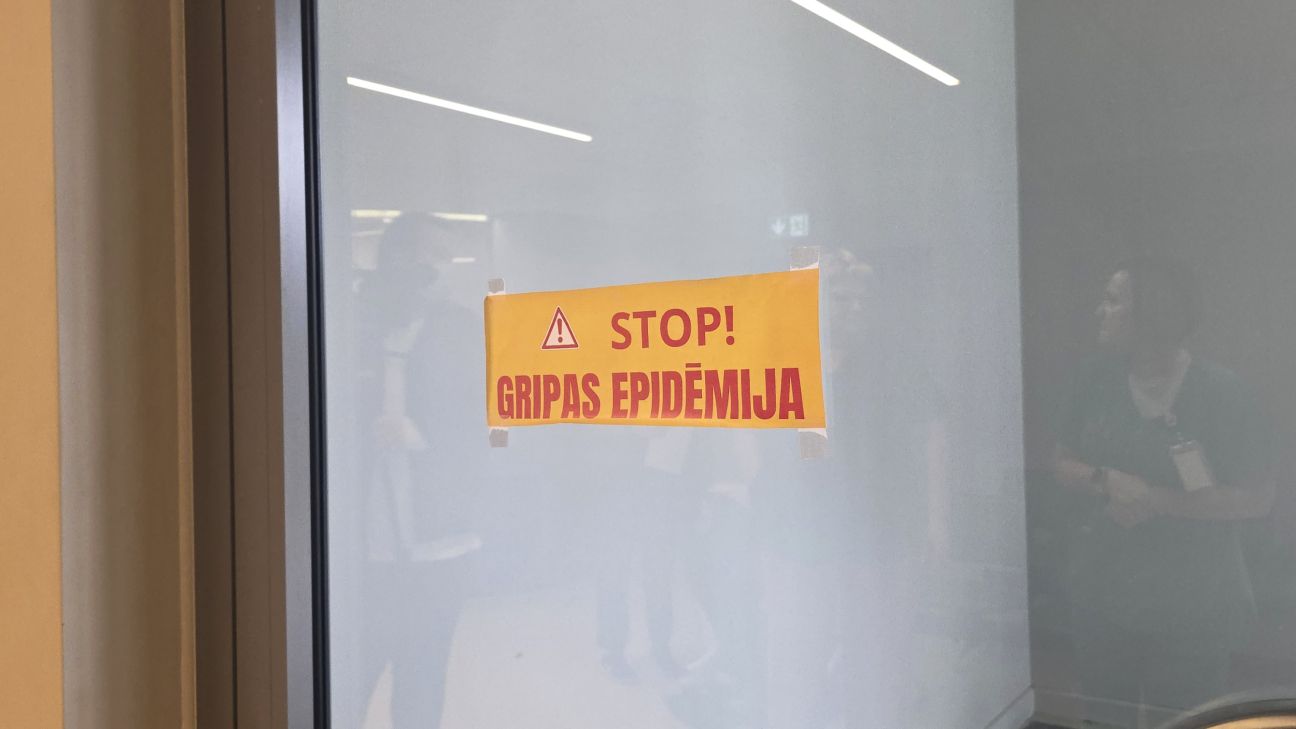 Pagājušajā nedēļā saslimstība ar gripu nedaudz samazinājusies