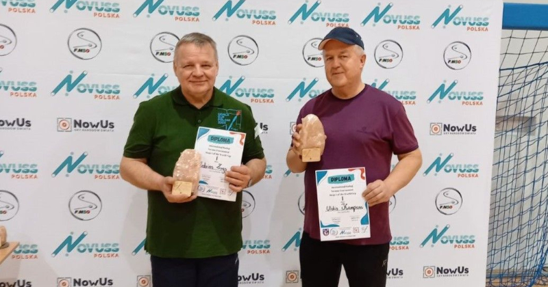 Jēkabpilietis no FINSO kausa posma novusā atved zeltu dubultspēlēs