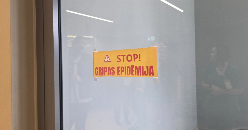 Pagāju&scaron;ajā nedēļā saslimstība ar gripu nedaudz samazinājusies