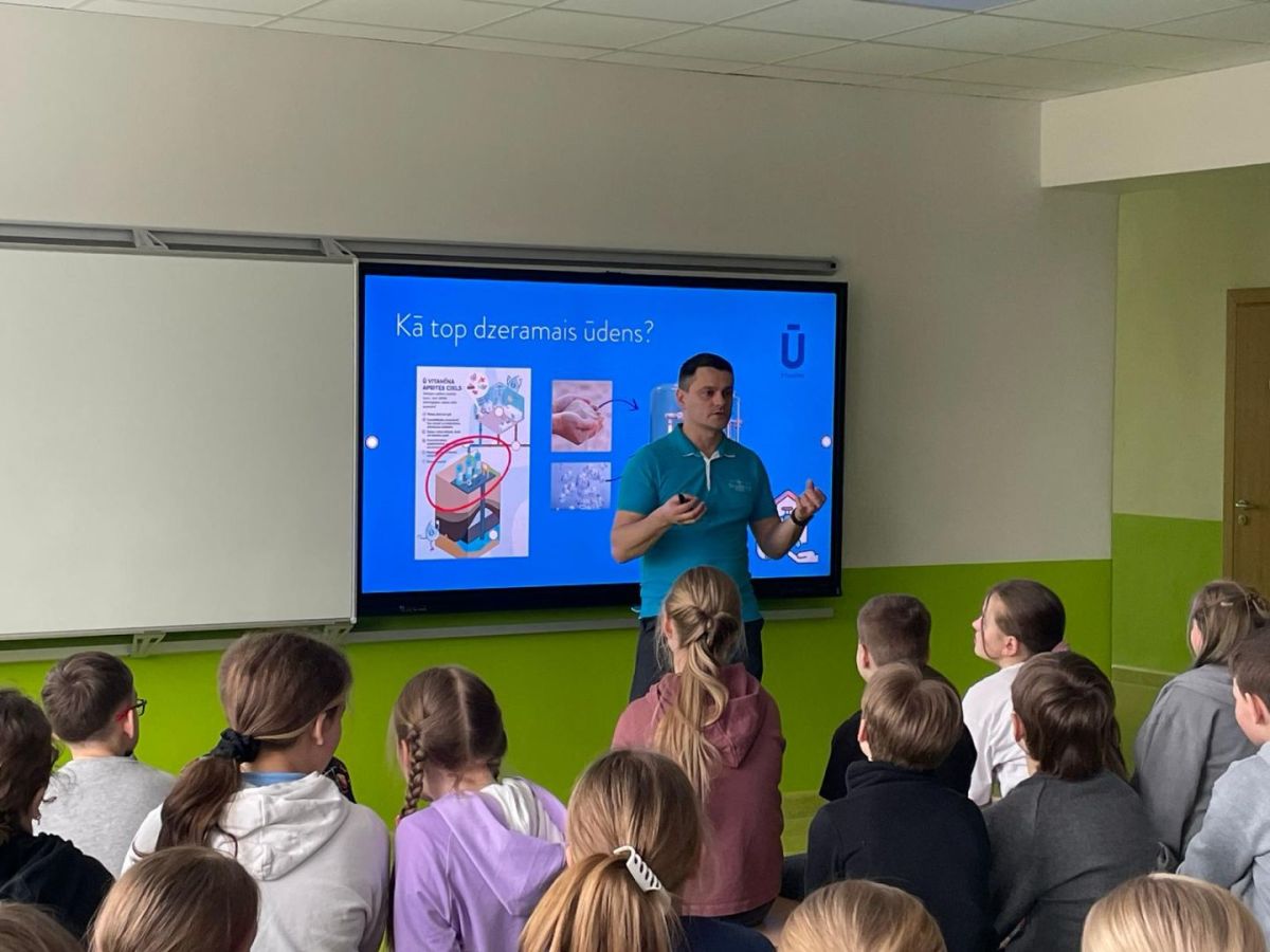 SIA “Jēkabpils ūdens” izglīto bērnus par ūdens nozīmi