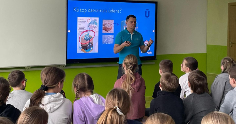 SIA &ldquo;Jēkabpils ūdens&rdquo; izglīto bērnus par ūdens nozīmi