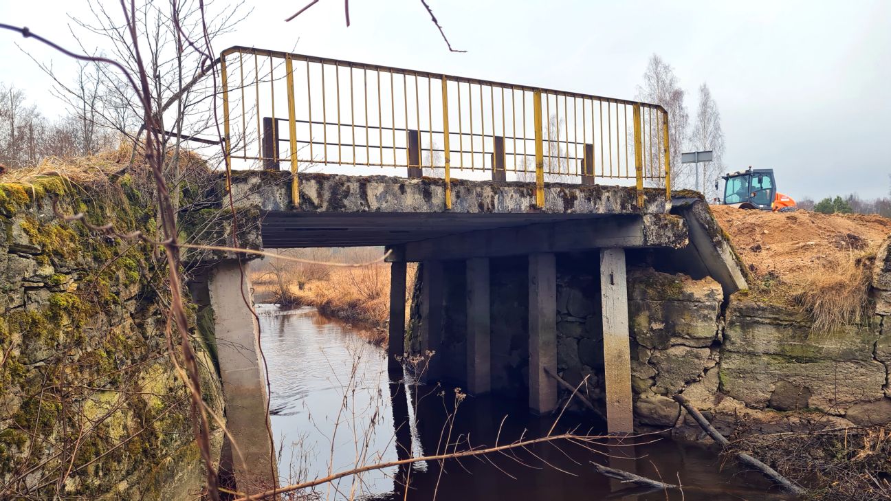 Tilta pārbūve Zalves pagastā izmaksās teju miljonu