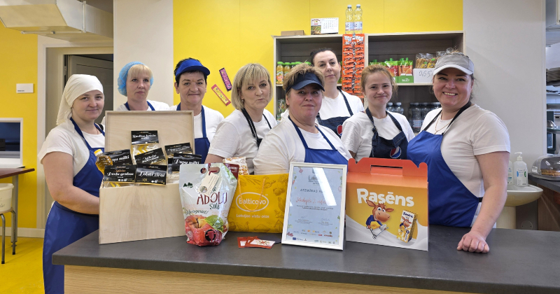 Jēkabpils 2. vidusskolā var lepoties ar gardām pusdienām