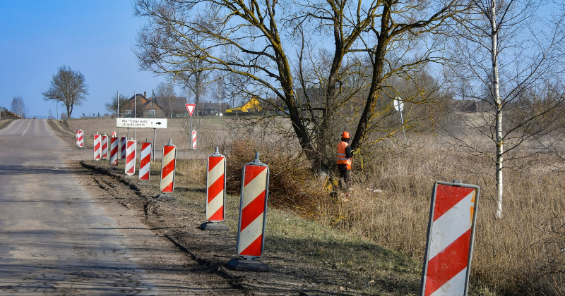 Jēkabpilī sākta Ārijas Elksnes ielas pārbūve 