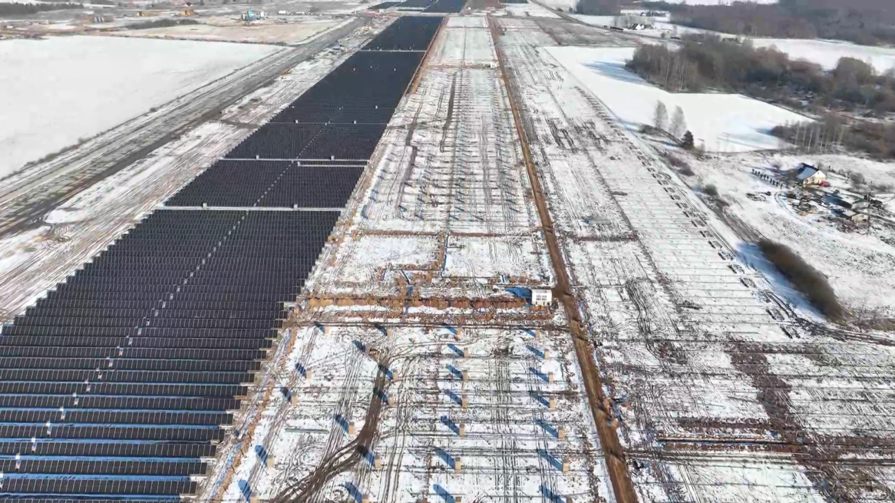 Jēkabpils novadā top lielākais saules enerģijas parks Latvijā