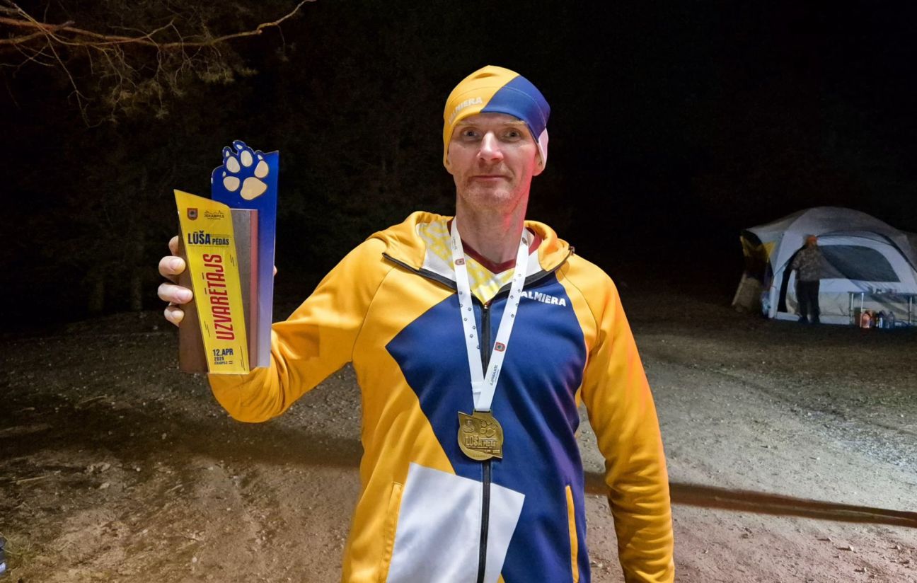 Pēc skriešanas 39 stundu garumā Ritvars Kalniņš trešo reizi triumfē ultramaratonā