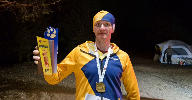 Pēc skrie&scaron;anas 39 stundu garumā Ritvars Kalniņ&scaron; tre&scaron;o reizi triumfē ultramaratonā