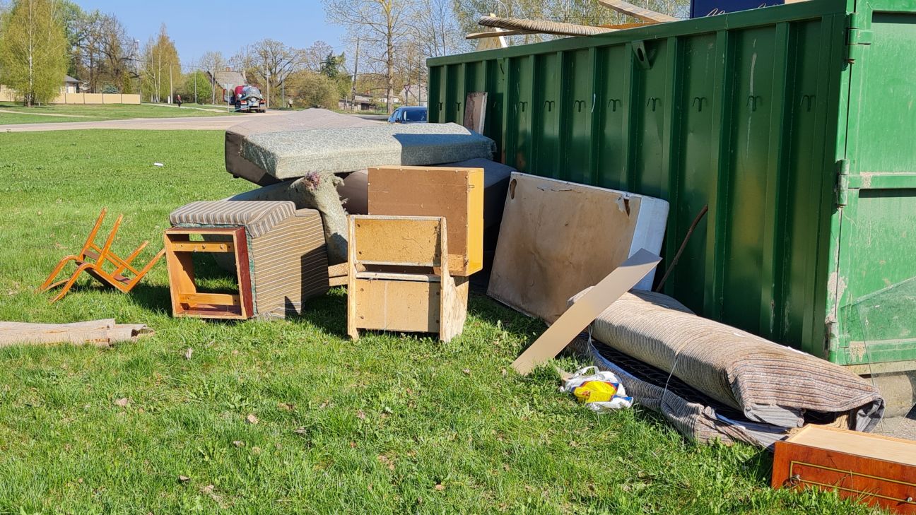 26. aprīlī vairākās vietās Jēkabpils novadā varēs nodot lielgabarīta atkritumus
