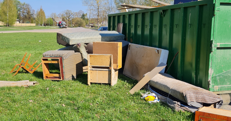 26. aprīlī vairākās vietās Jēkabpils novadā varēs nodot lielgabarīta atkritumus