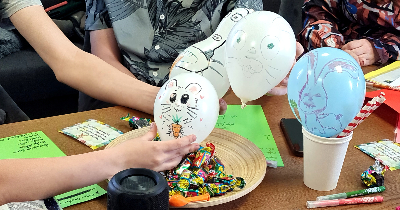 Jaunie&scaron;i pieņem izaicinājumus atraktīvā Lieldienu spēlē