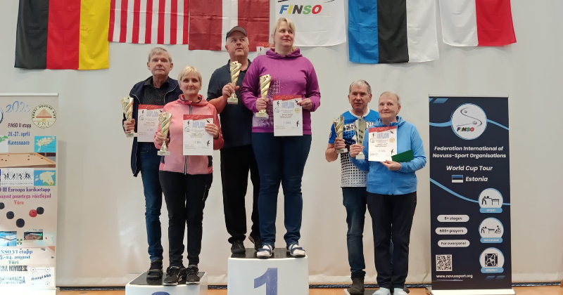 Jēkabpilietim Uldim Kampānam triumfs Pasaules kausā novusā 